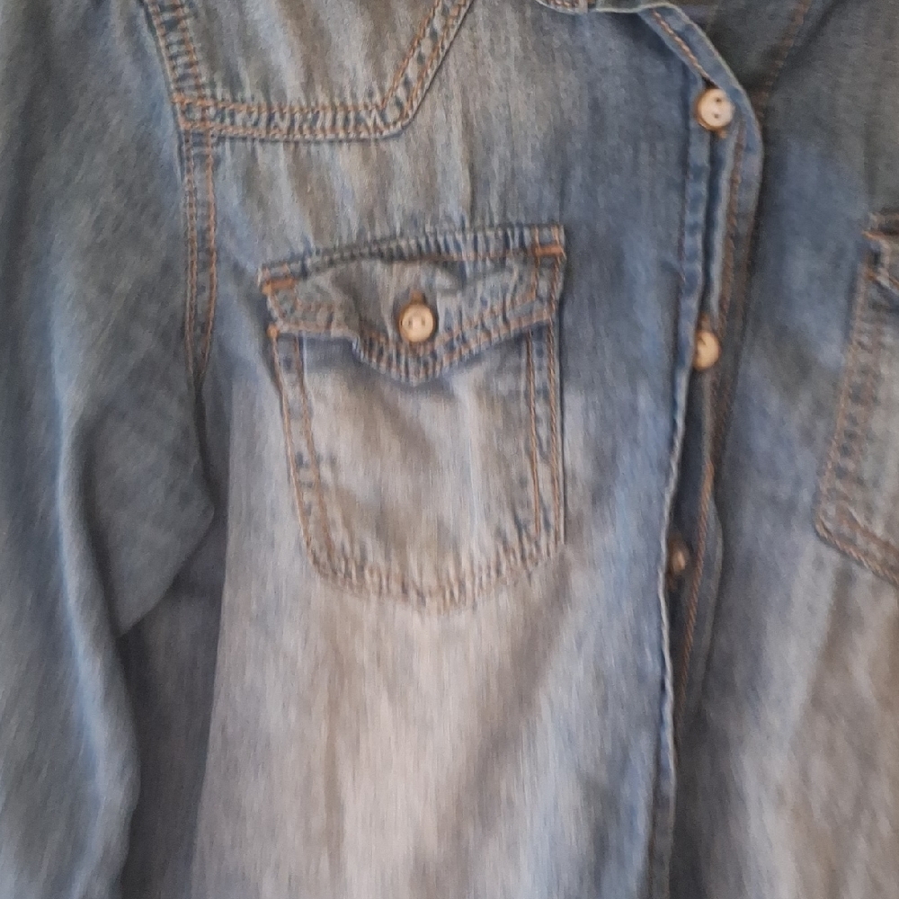 Denim Long Sleeve Shirt - Picture 5 of 7